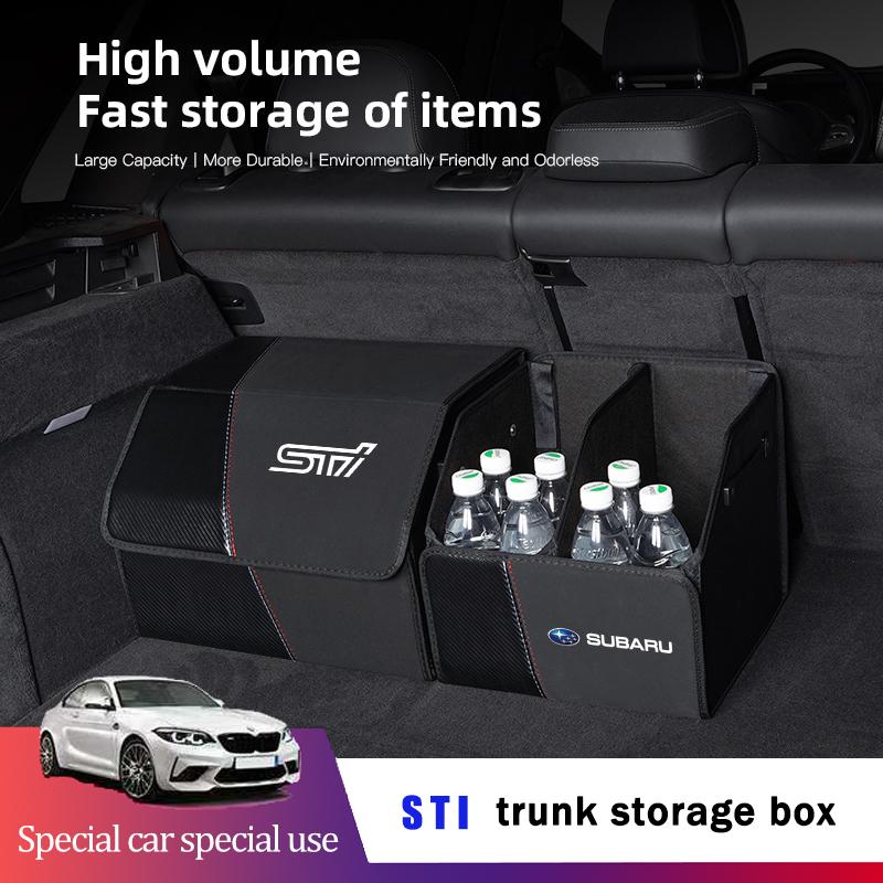 Folding Car Trunk Organizer Box Storage Tidying Bag For Subaru STI Forester BRZ Smart Crosstrek Legacy Impreza Levorg WRX Ascent Y16