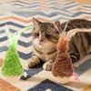 Игрушка для кошки Натуральная основа из бука Кошачья удочка-дразнилка с перьями Звенящий колокольчик Снять скуку Интерактивная игрушка для питомца Аксессуары для кошек