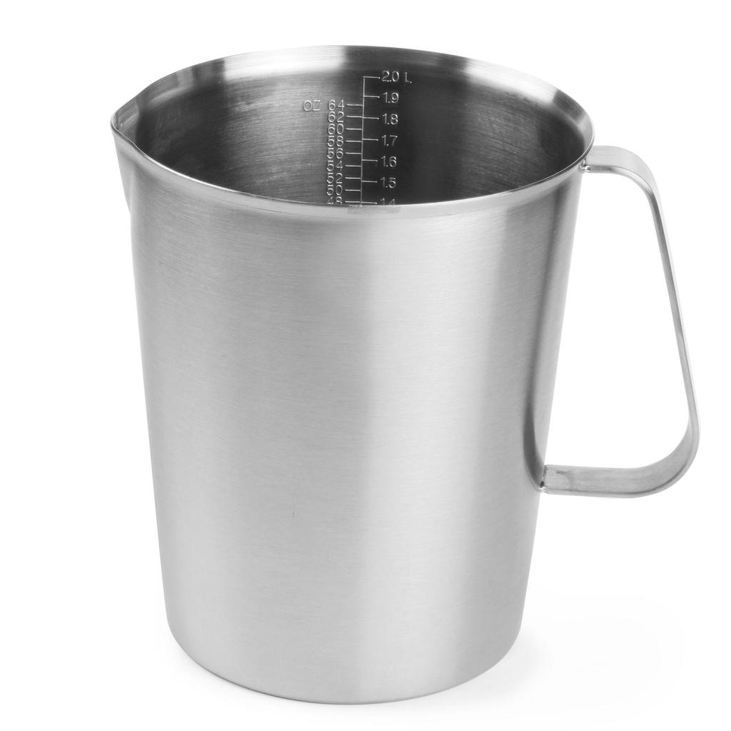 Kitchen measuring cup with stainless steel scale 2 l Hendi 516300
