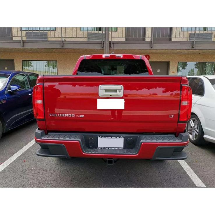 For Chevrolet Colorado 2024 2025 ABS Chrome Rear Trunk Tailgate Door Handle Bowl Catch Cover Trim Molding Garnish