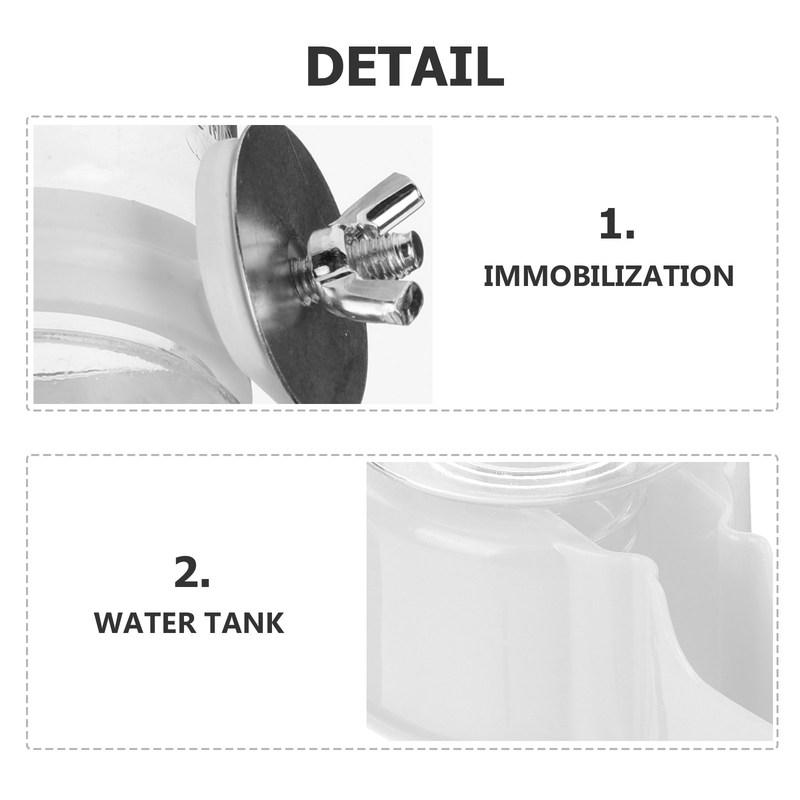 Automatic Bird Water Dispenser Plastic Cage Feeder Large Capacity Parrot Pigeon Waterer Drinking Accessory Automatic Bird Feeder