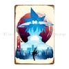 Jin Mori God Of High Schoo Metal Plaque Poster Club Bar Design Garage Living Room Customized Tin Sign Poster