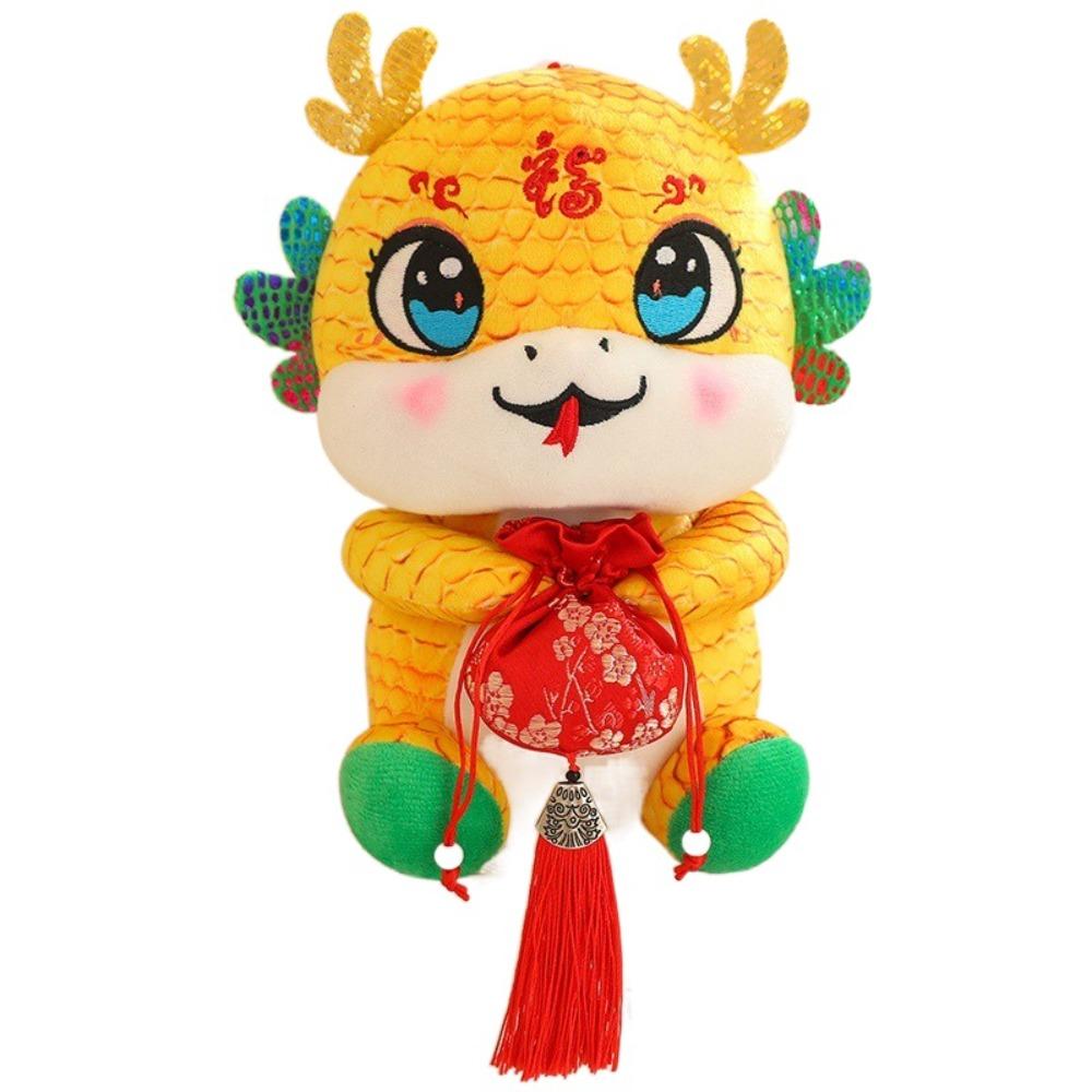 Мягкие куклы 2025 года Змеиного года, симпатичные подвесные украшения для автомобилей, модные плюшевые фигурки змеи, подарок