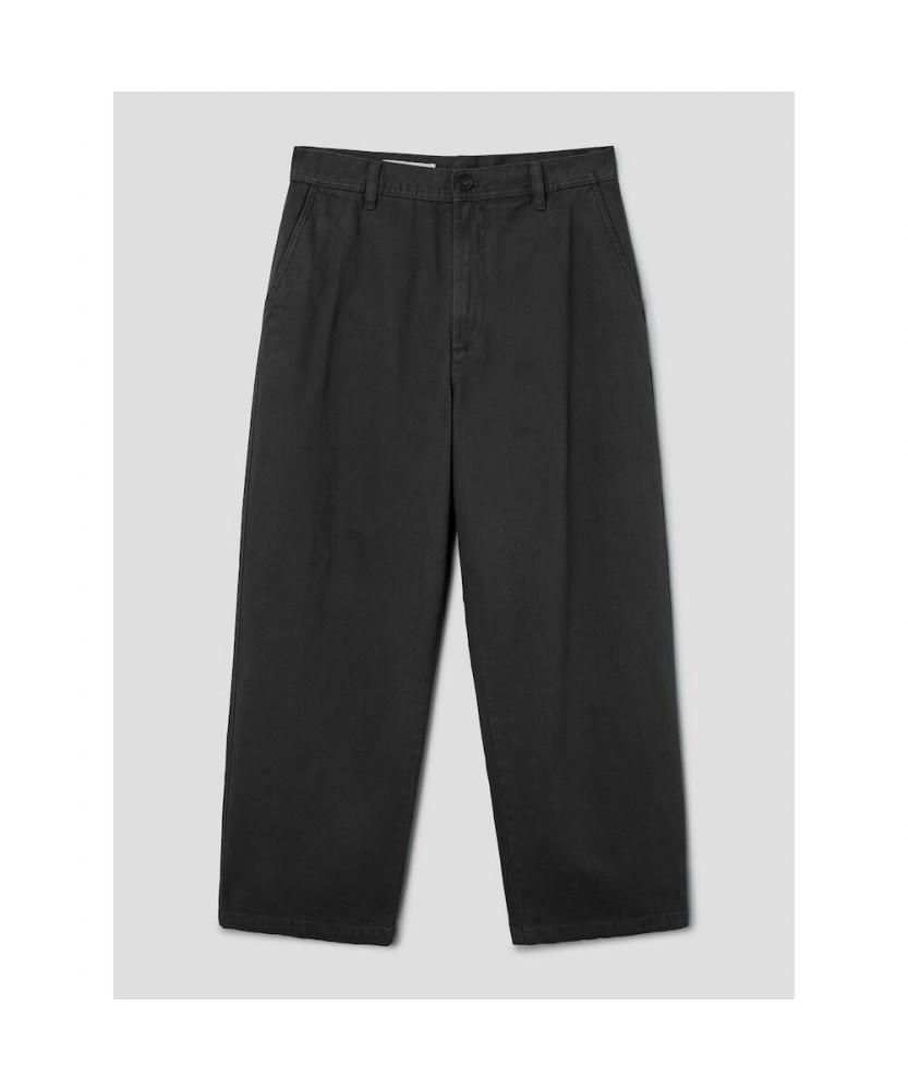 8SECONDS Garment-Dyed Wide Tapered Fit Pants Ash