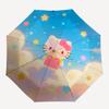 1pc Hello Kitty Clouds Stars Umbrella with Plastic Handle,Suitable for All Seasons Home Travel Outdoor UmbrellaSanlio060