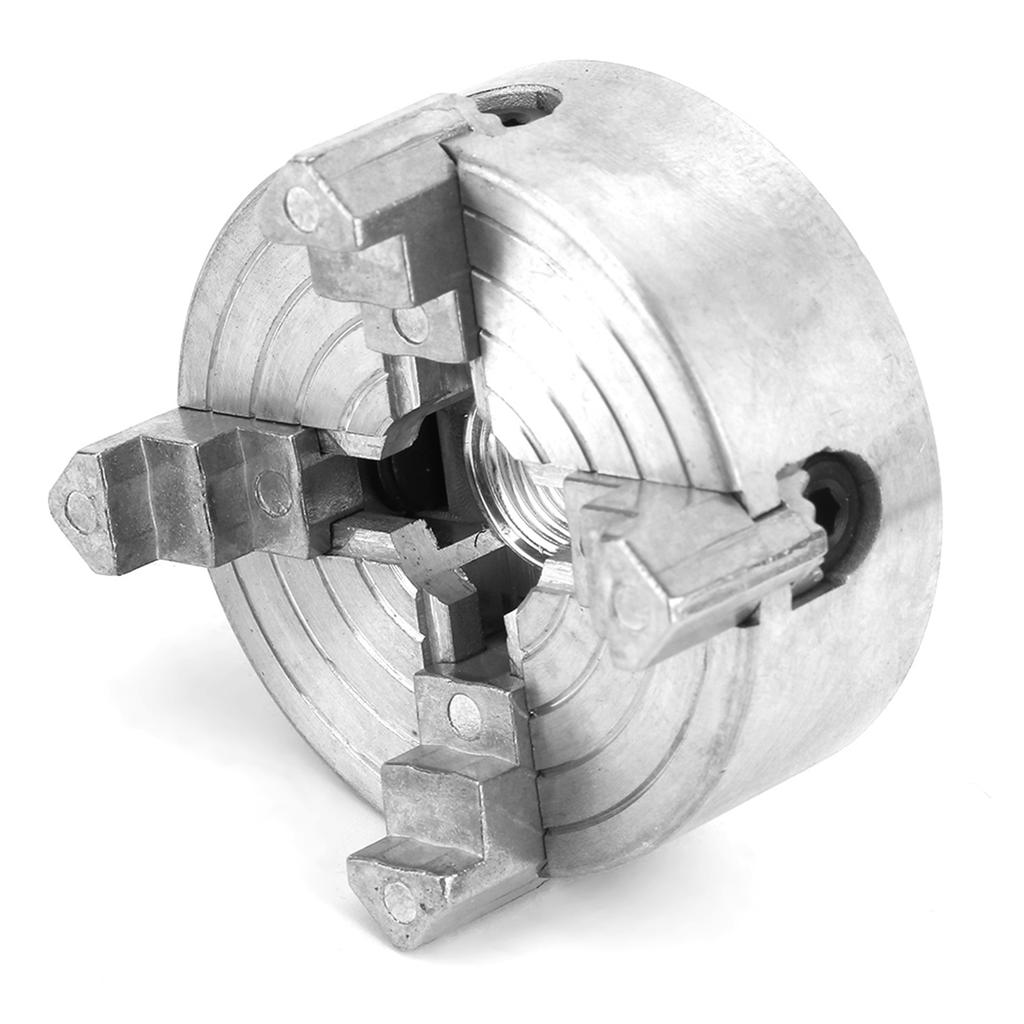 Z011A Zinc Alloy 4Jaw Chuck Clamp Accessory for Mini Metal Lathe
