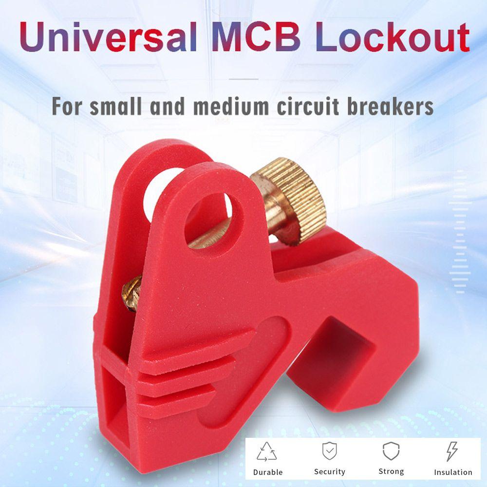 Portable Nylon MCB Circuit Breaker Lockout Multi-Functional Safety Loto Lock Lockout