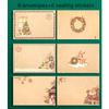 Hot stamping English Christmas cards, high-end Christmas tree gifts, gifts for the elderly, flower bouquets, store decorations, small cards