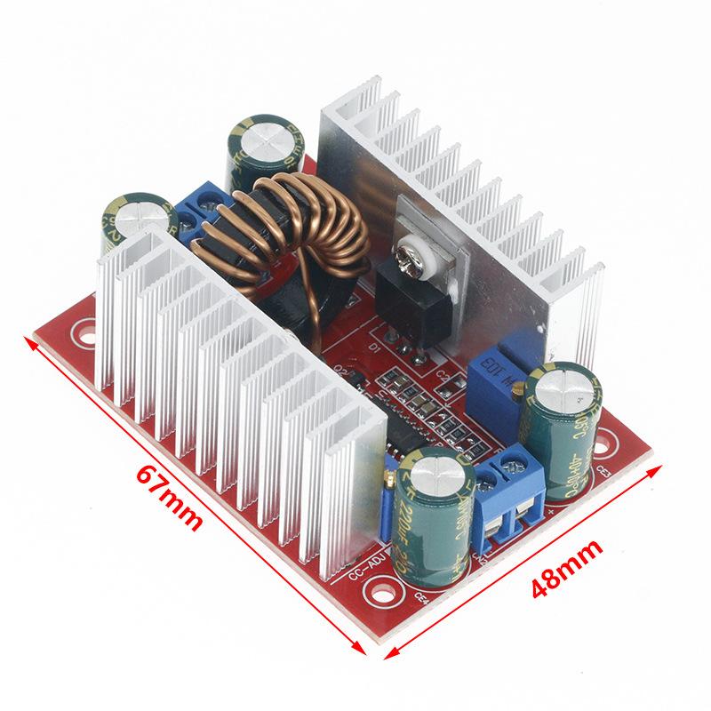 10/20/50/100Pcs400W15A Constant Current Boost Module DC12V24V To36V48V Adjustable Power Converter