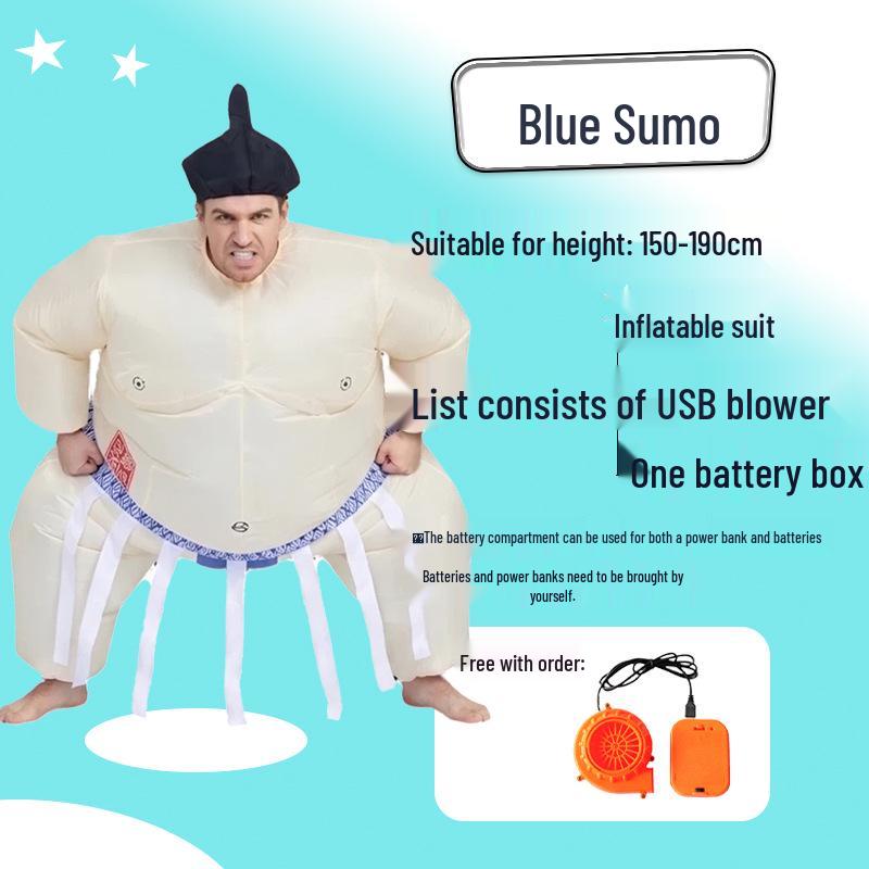 Inflatable Adult Mascot Costume for Creative Dance and Pranks