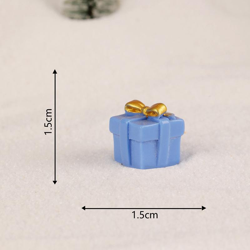 Творческая мода Рождественский снеговик Санта Миниатюрные фигурки Милые мультяшные микроукрашения Украшения для дома своими руками Аксессуары Подарки