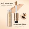 Liquid Concealer with Brush Hydrating Foundation Makeup Oil-control Non-removal of Makeup Skin-friendly BB Cream Foundation Liquid Covers Blemishes