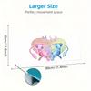 Mew Cartoon Mouse Pad, Large Gaming Desk Mat, Non-slip XXL Mousepad for Laptop & Tablet, Mini PC Playmat with Stitched Edges