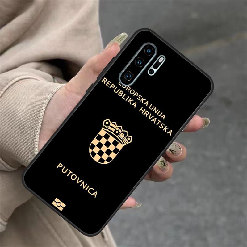 Croatia flag Case For Huawei Nova 9 SE 10 5T 11i 8i 7i 3i Y61 Y91 Y60 Y70 Y90 P20 P40 Lite P30 Pro Cover
