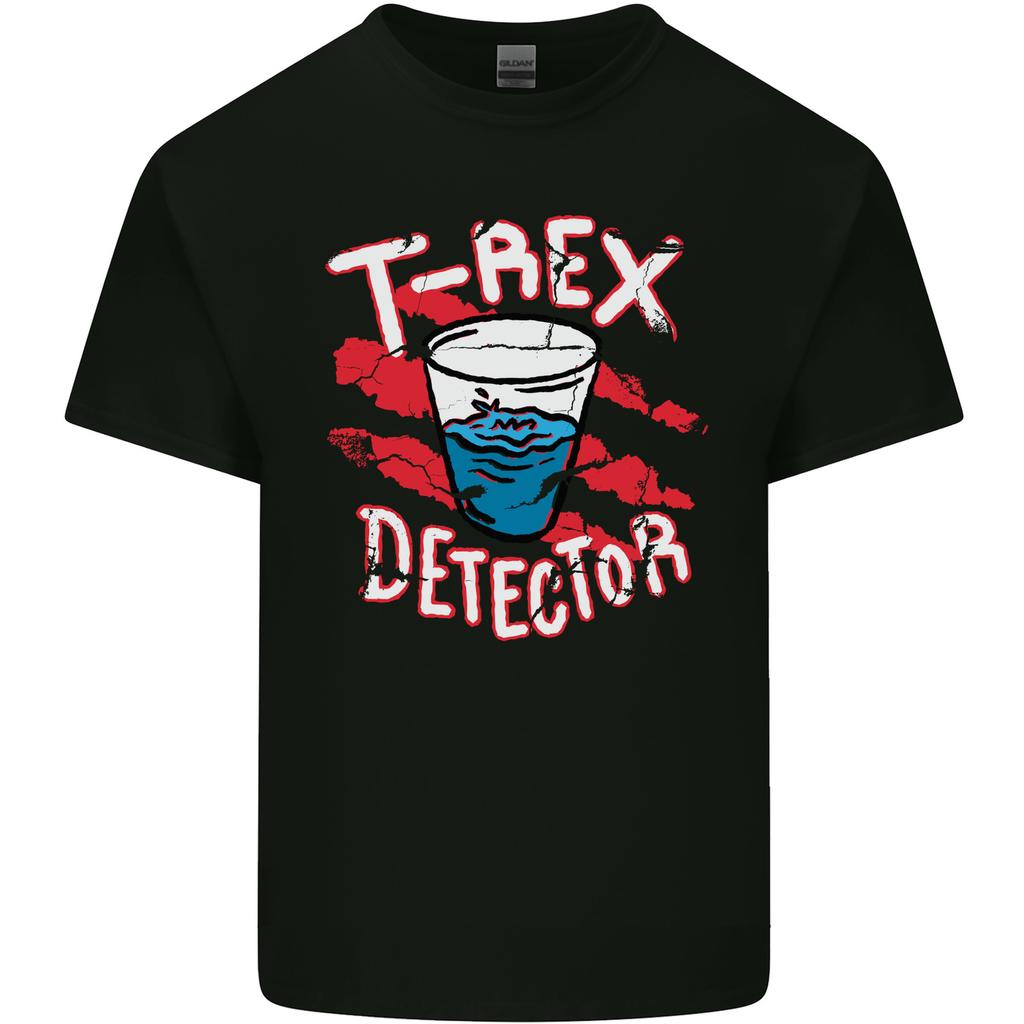 TRex Detector Funny Dinosaur Unisexs Light Cotton TShirt