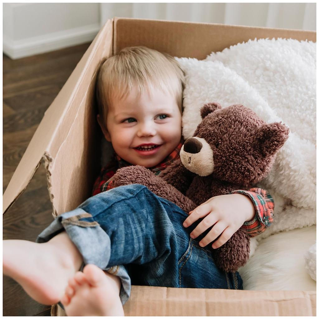 GUND Fuzzy Friends Шоколадный Медведь Средний 6047546