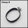 Motorcycle Exhaust Pipe Clamp for FMF Mufflers Escape Moto Rubber Holder Fixed Ring Support Bracket
