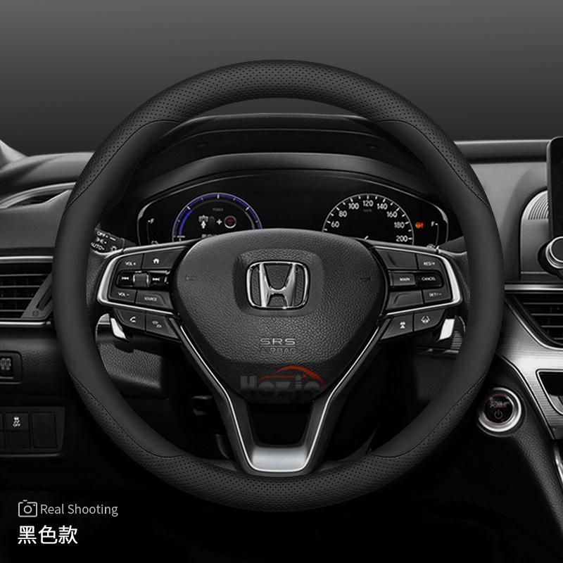 Leather Car Steering Wheel Cover for Honda CRV HRV Passport Civic Accord City Fit Pilot 2022 2023 2024 2025 2026 Accessories IP8