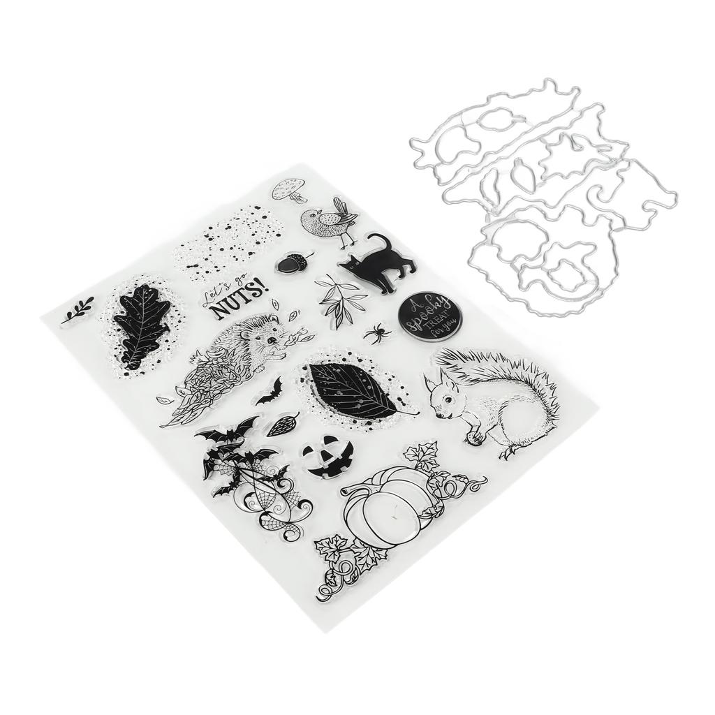 Прозрачный штамп Животные Растения Тема Безопасный для кожи Многоразовый простой прозрачный штамп с