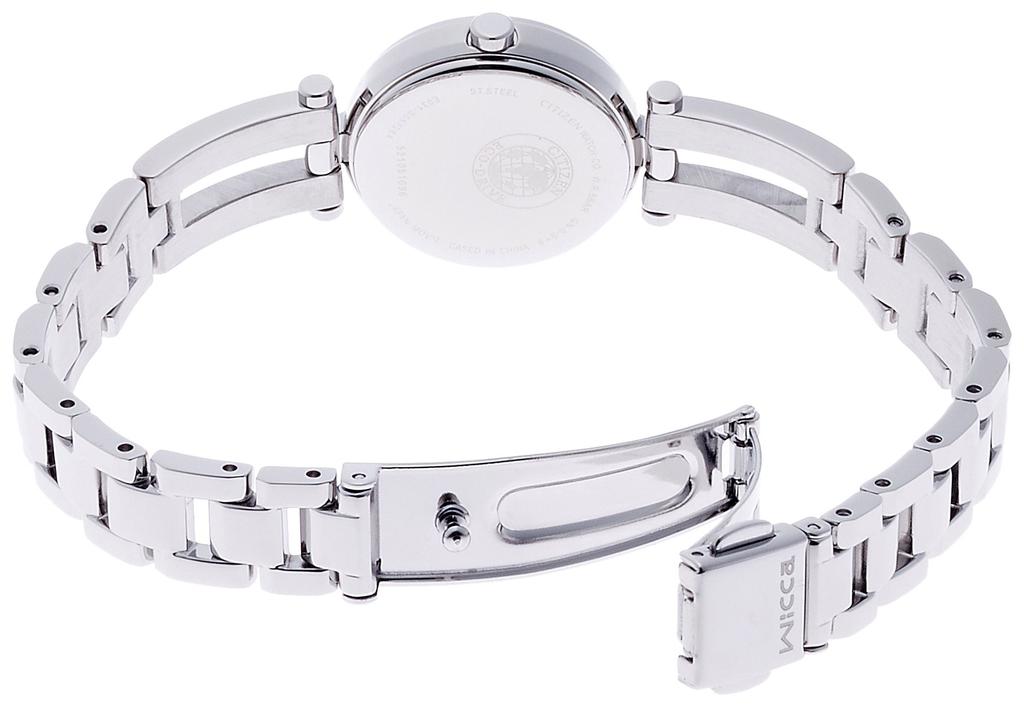 Wicca Solar Tech Daily Waterproof Half Bangle Citizen Gift Solar [CITIZEN] (Silver / / Ladies) NA15-1572