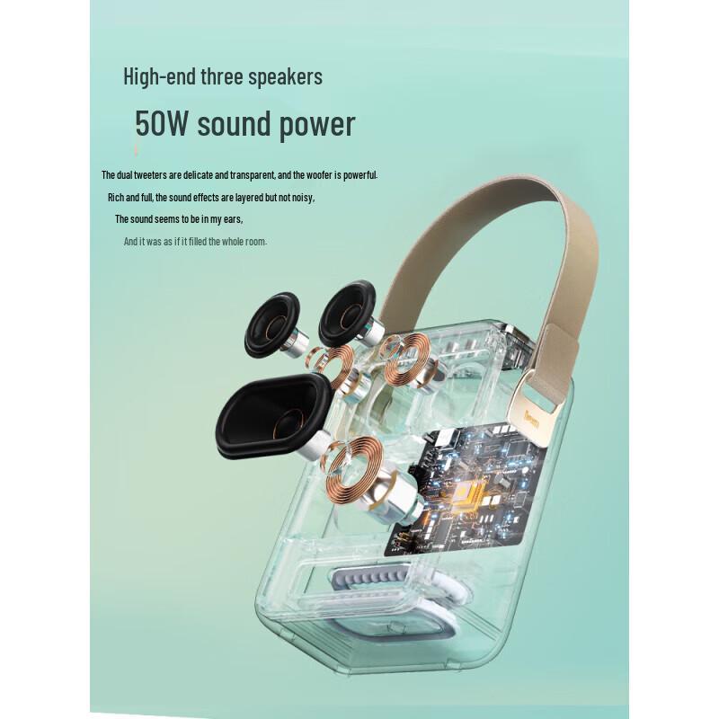 Divoom S-SongBird Portable KTV Bluetooth Speaker with Dual Microphones