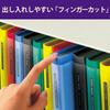 KOKUYO Clear Book Wave Cut Fixed Type A3 Vertical 40 Sheets La-T573DM