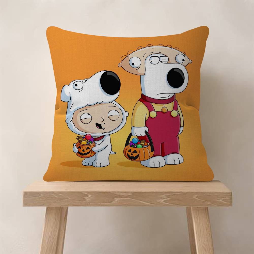Anime FFamily movie GGuy Personalized picture text home decorative pillows Household Gifts 45x45cm