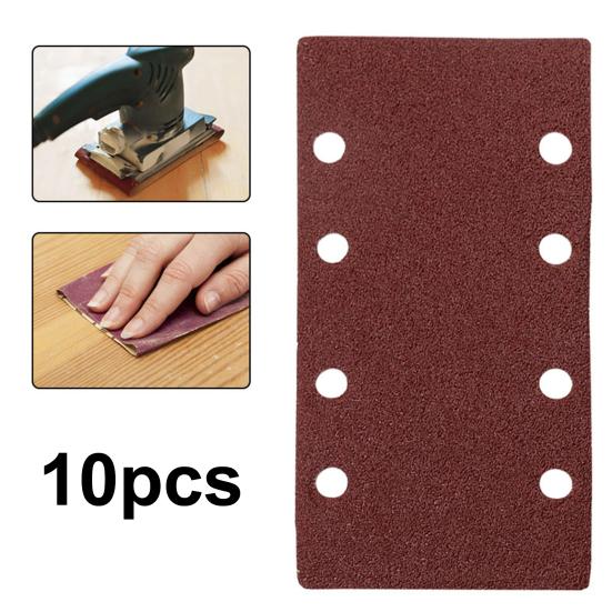 10 шт., 185 x 95 мм, многоцелевая наждачная бумага, уникальный процесс посадки песка, широко используемые тонкие шлифовальные листы для полировки