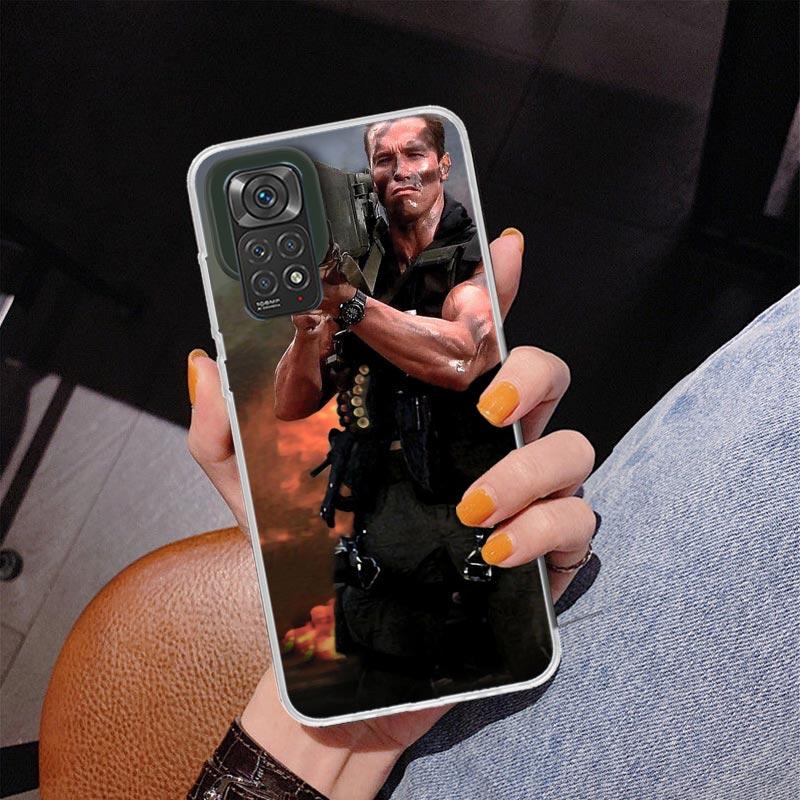 Arnold Schwarzenegger Terminator Phone Case For Xiaomi Redmi Note 15 14 13 12S 12 11 Pro Plus 14S 11S 11E 10 10S 11T 5G Personal