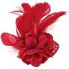 Popular bridal headgear creative feather hair accessories head flower stage party top hat elegant head flower headgear wholesale