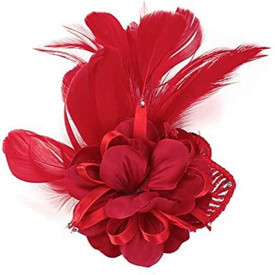 Popular bridal headgear creative feather hair accessories head flower stage party top hat elegant head flower headgear wholesale