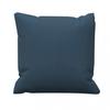 PANAMA Duck Blue Cotton Cushion 40x40 Cm, by Soleil d'Ocre