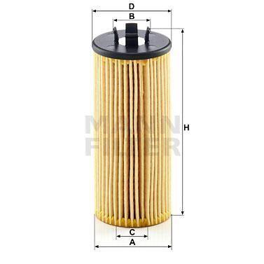 MANN FILTER Filtre À Huile HU6015ZKIT