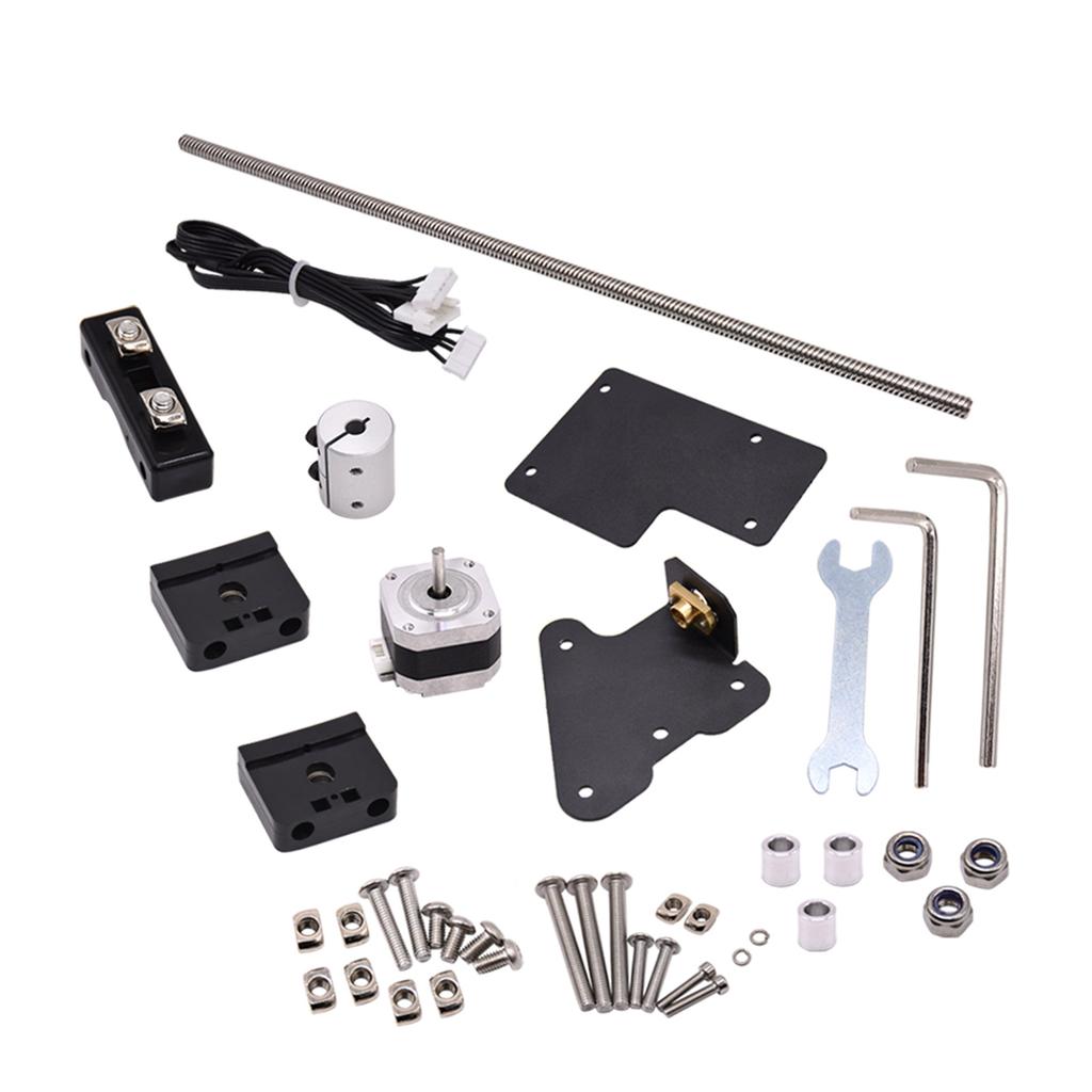 For Ender-3 Dual Z-axis Upgrade Kit with 365mm Lead Screw and 34mm Stepper Motor Z-Tension Slider Screws Set