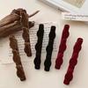 2PCS/3PCS/4PCS Women Elegant Flocking Braided Hair Clip Trendy Forehead Bangs Clip Side Clip Short Hair Duckbill Clip Headdress