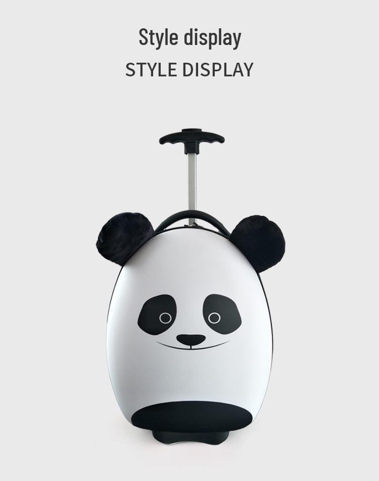 Детский 16-дюймовый чемодан-тележка из мультяшного яичного скорлупы