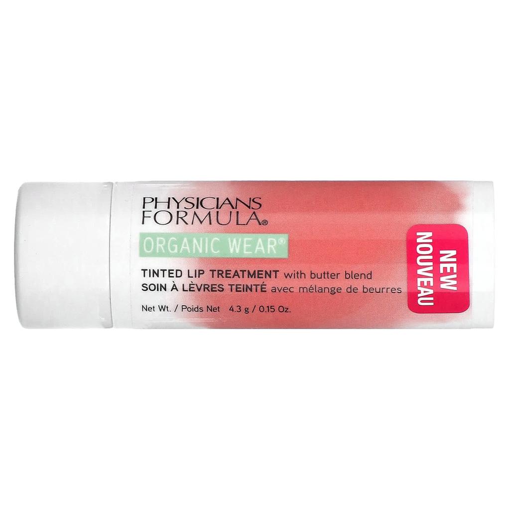 Physicians Formula Organic Wear, Тинтованный уход для губ, Love Bite, 4,3 г (0,15 унции)