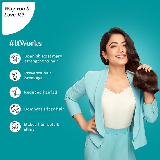 Pilgrim Spanish Rosemary Anti Hairfall Hair Mask, 200gm with Biotin For Reducing Hair Fall & Strengthens Hair