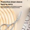 Stainless Steel Non-pinching Detachable Eyebrow Scissors