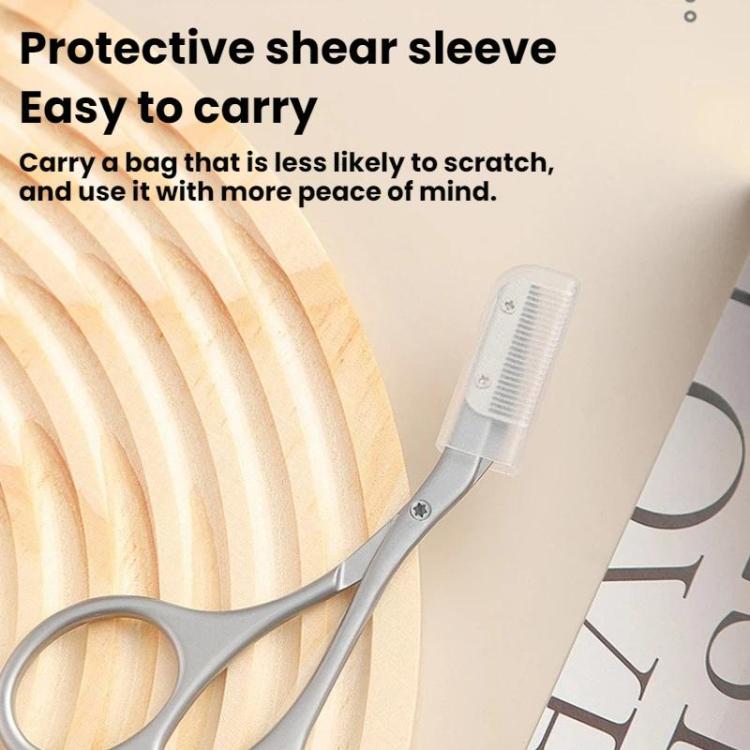 Stainless Steel Non-pinching Detachable Eyebrow Scissors
