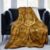 Harry Potter Hufflepuff Phone Case CoverPrint Blanket, Soft Blanket For Sofa Office Bed And Travelling Daughter Birthday Gift esj232