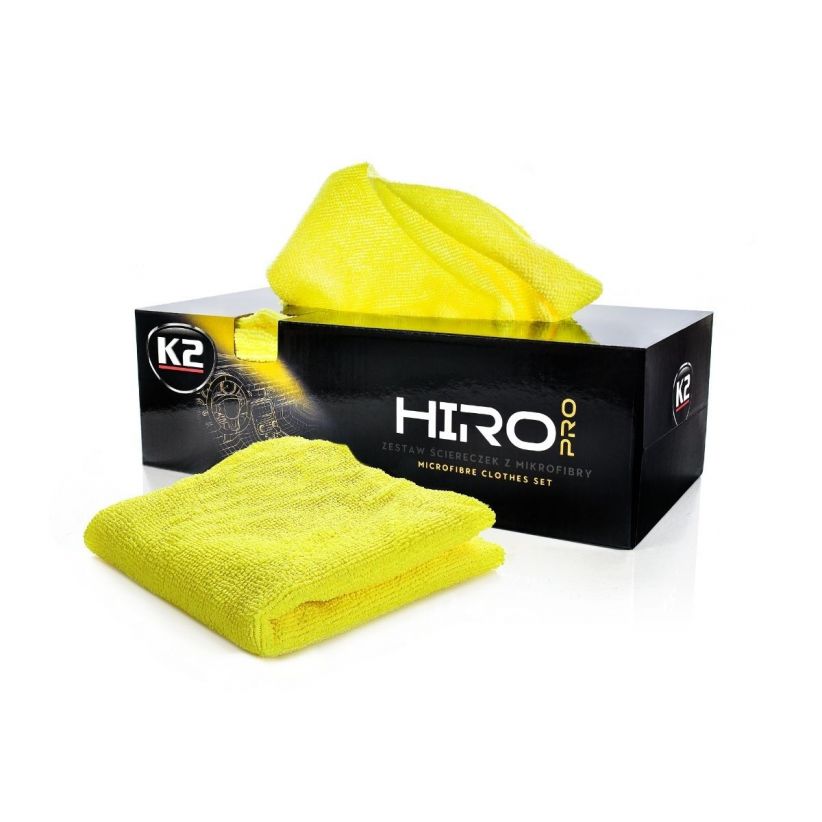 019462 K2 D5100 Hiro Pro Microfiber Cleaning Cloth Set 30Pcs