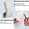 Men Women Comfortable Step Insoles with Memory Foam Insoles, 4D Cloud Insoles Anti Fatigue Shock Absorption Foot Pain Relief Sports Shoe Insoles