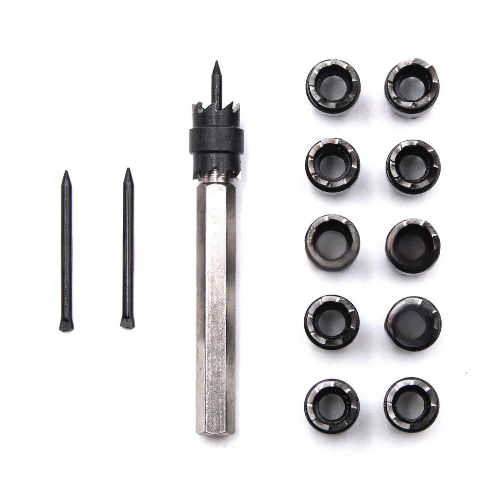 Набор сверл для удаления точек сварки из быстрорежущей стали - 13 предметов