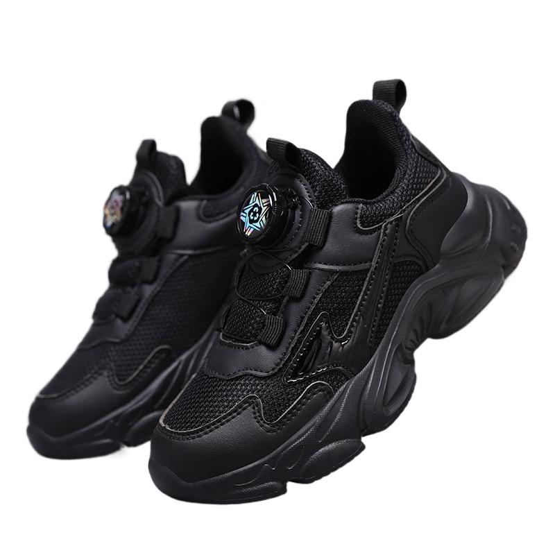 Детские кроссовки сетчатые кожаные кроссовки для бега повседневные туфли