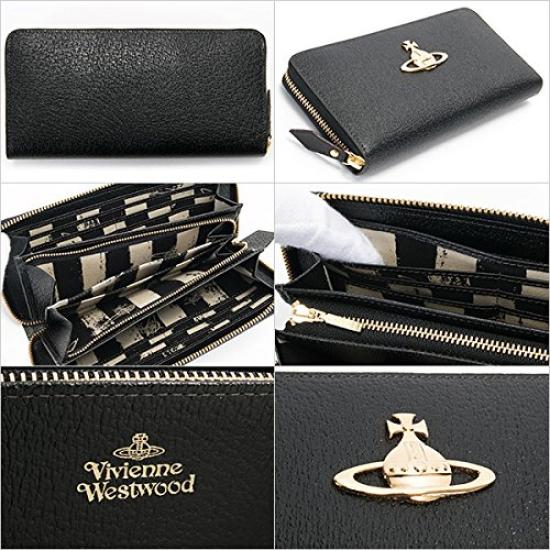 Vivienne Westwood Wallet Long Wallet Round Zipper EXECUTIVE Orb 3118C9A Women's