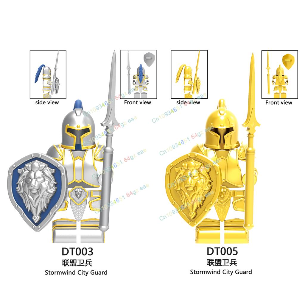 Фигурки Средневековья Рыцари Боевой конь Тяжелая кавалерия Воины Боевой конь Строительные блоки Кирпичики Игрушки Для детей подарок