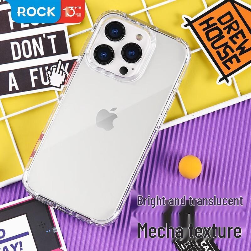 ROCK iPhone 14 Pro Max Transparent Protective Case