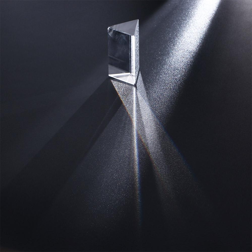 Optical Glass Physics Stem Science Toys Rainbow Prisma Glass Reflecting Triangular Color Prism