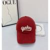 Hat Female Summer Alphabet Embroidery Soft Top Baseball Cap Vintage Washed Denim Cap Sun Cap